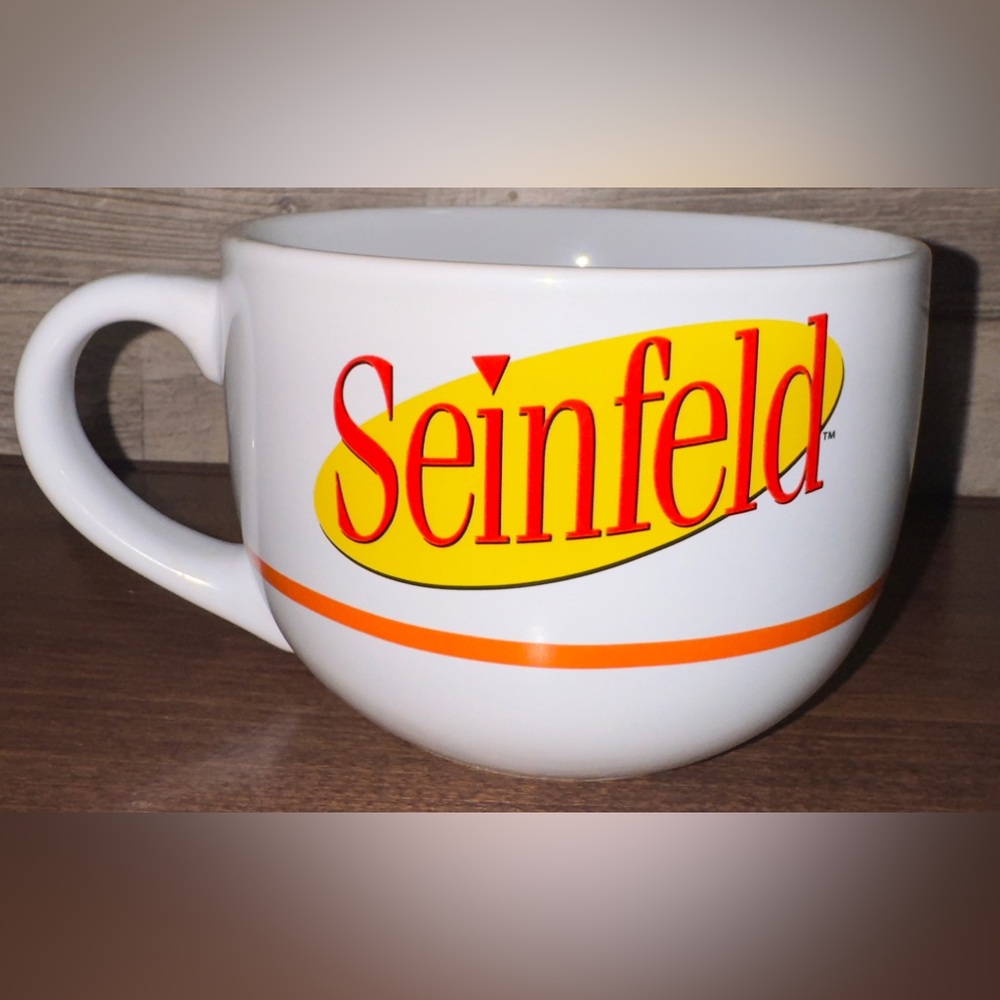 SEINFELD Large Mug Soup Cup & Spoon Set “No Soup for You"  By Paladone NEW.